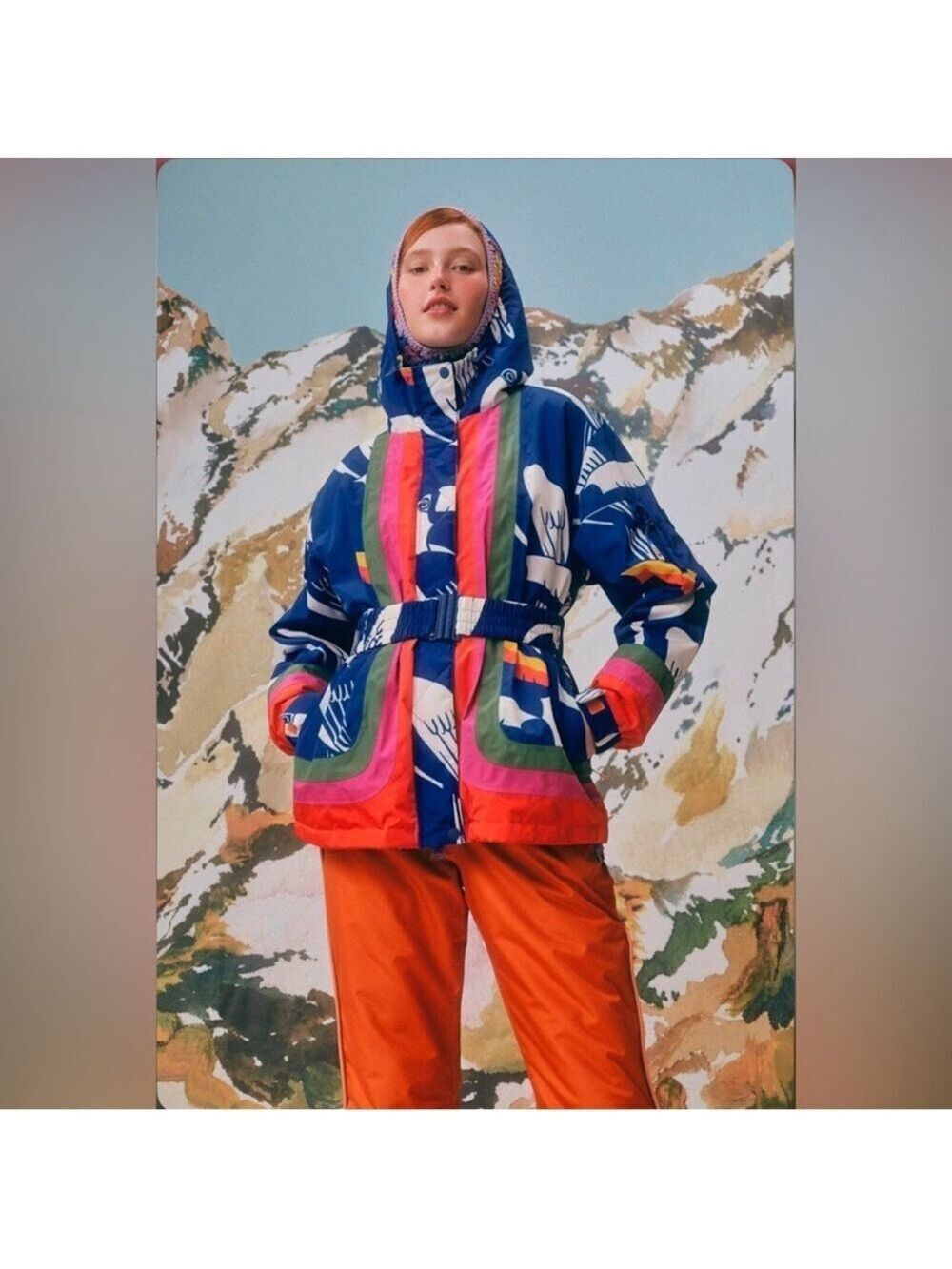 Farm Rio Blue Toucans Ski Jacket